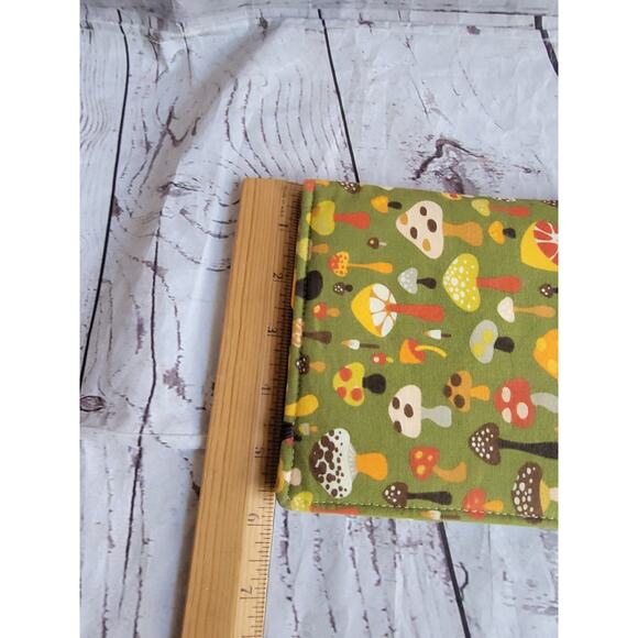 Mushroom Shroom Notebook Book Cover 70s Style Fabric - Picture 5 of 7